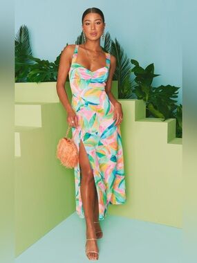 Show Me Your Mumu Mina Midi Dress Size M